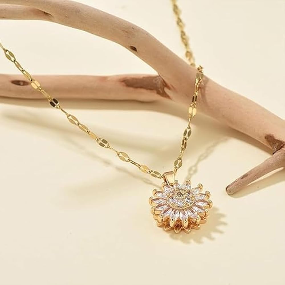 Sunspire Motion Necklace™ - Orbit the Sun, Wear the Bloom.